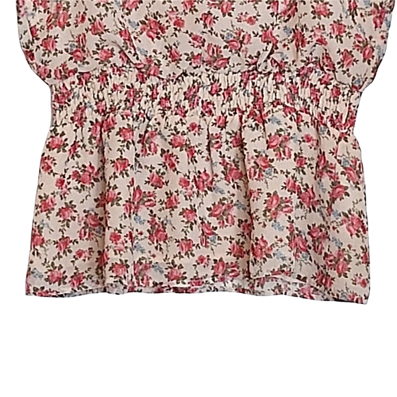Forever 21 Floral Smocked Babydoll Top - Picture 9 of 16